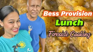 The Best Provision and Curry Shrimp | Fireside Cooking | Backyard Chilling