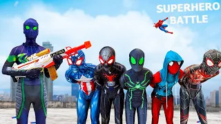 SUPERHERO's Story || Who Rescued Team SpiderMan From Bad Guy Team...?? ( New Friends, Live Action )