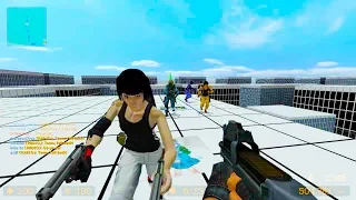 Counter Strike Source Zombie Escape mod online gameplay on Mirror's Edge Reborn map