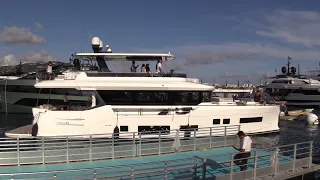 2024 Sirena 68 Luxury Yacht Passing By