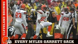 Top Plays: Every Myles Garrett Sack from the 2018 Season | Cleveland Browns