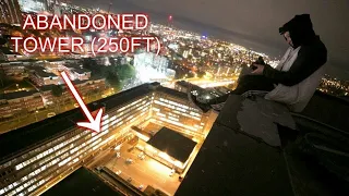 CLIMBING A HUGE ABANDONED TOWER (250ft)