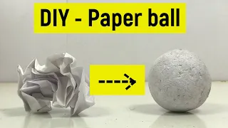 DIY Paper ball making | How to make paper balls at home | Paper balls for solar system project