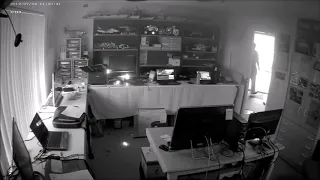 Laptop Battery Exploding caught on camera.