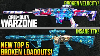 WARZONE: Top 5 MOST BROKEN META LOADOUTS After Update! (WARZONE Best Setups)