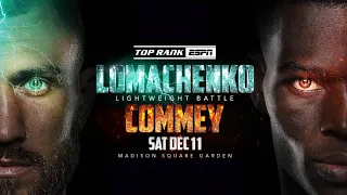 Vasiliy Lomachenko vs Richard Commey Live MOS COMMENTARY