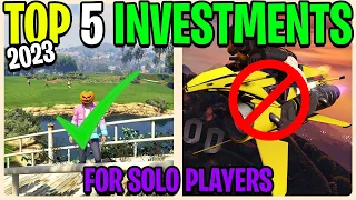 *2023* Top 5 Best Solo Investments In Gta 5 Online