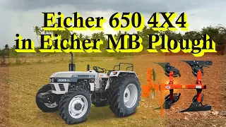 Eicher 650 4X4 in MB Plough