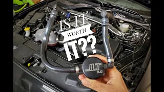 INSTALLED the JLT OIL SEPARATOR on my 2019 MUSTANG GT! OIL CATCH CAN INSTALL