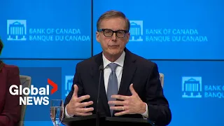 Bank of Canada holds key interest rate in 1st decision of 2024 | FULL