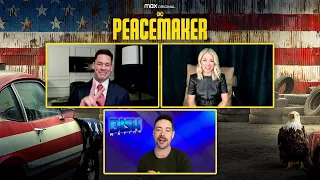 JOHN CENA, JAMES GUNN and the cast of 'Peacemaker' talk eagles, Aquaman and more!