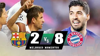 Барселона 2-8 Бавария Обзор Матча ЛЧ Barcelona Vs Bayern Munich 2-8 All Goals & Highlights