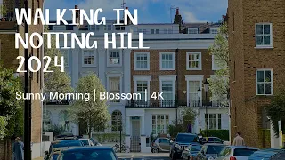 Walking in beautiful Notting Hill LONDON