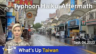 Typhoon Haikui Aftermath, What's Up Taiwan – News at 20:00, September 4, 2023 | TaiwanPlus News