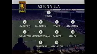 Aston Villa v Tottenham 1993/94