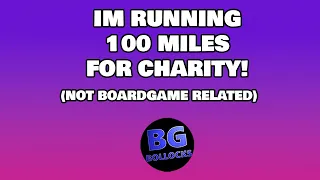 Im Running 100 Miles For Charity!