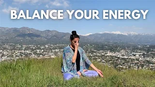 10 MIN Breathwork To Balance Your Energy & Improve Focus | Guided Alternate Nostril Breathing