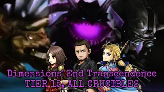 [DFFOO GL] Dimensions’ End Transcendence Tier 15 | Left & Right Crucible | The Reckoning