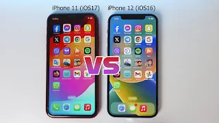 iPhone 12 (iOS16) Vs iPhone 11 (iOS17) Full Speed Test