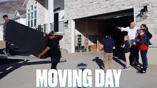 MOVING INTO A BRAND NEW HOUSE FOR THE FIRST TIME EVER | MOVING DAY!