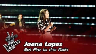 Joana Lopes - "Set Fire to the Rain" | Prova Cega | The Voice Kids