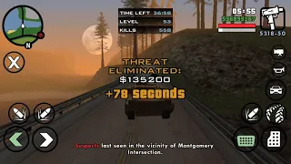 GTA San Andreas - Side Mission - Vigilante Mission in Rhino Tank - Part 2