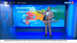 Погода 24 Летняя погода пришла на Русскую равнину