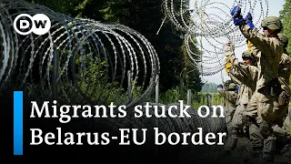 Thousands of migrants stuck on Belarus-EU border | DW News