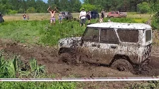 Джип-спринт на Дне Рождения Клуба "OFF-Road Самара". УАЗы, Нивы, Suzuki VITARA.