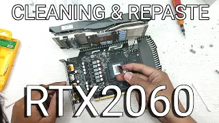 RTX 2060 | Очистка и замена термопасты VGA | Zotac