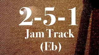 Easy 2-5-1 Jazz Backing Track - Medium Swing (Eb)