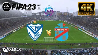 FIFA 23 - Vélez vs Arsenal | Liga Argentina | Next Gen - Series X [4K 60FPS].
