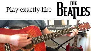 Love Me Do guitar tutorial - learn how to play exactly like The Beatles