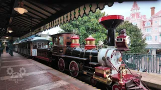 Disneyland Paris Railroad 4K60 Full Circle Tour 2024 - Complete Train Ride Experience