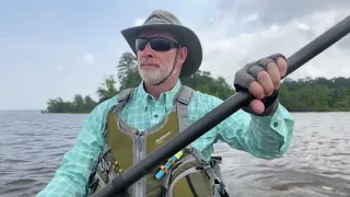 Paddling and fishing on Sam Rayburn Reservoir (May 7, 2024)