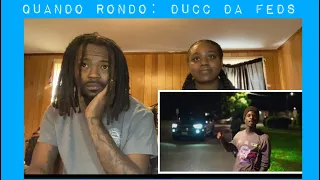 QUANDO RONDO: DUCC DA FEDS (OFFICIAL MUSIC VIDEO) 🔥🕺🏾 REACTION VIDEO