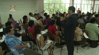 Fijian Acting PM officiates the Question and Answer Session at the 2nd Round Civil Servants, Suva