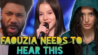 1ST TIME HEARING Daneliya Tuleshova - Tears of Gold || America's Got Talent REACTION VIDEO