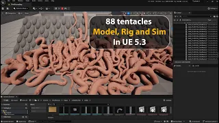 88 Real Time Tentacles in Unreal Engine 5.3