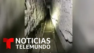 Descubren el narco túnel más largo que se haya detectado con elevador incluido | Noticias Telemundo