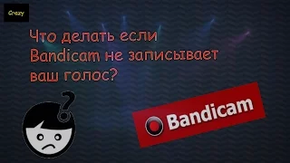 Что делать если bandicam не записывает ваш голос?