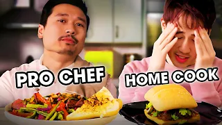 Pro Chef vs. Steven: 35-minute STEAK dinner