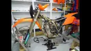 KTM EXC 450-R rebuild (done at December 2011)