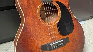 Classic M acoustic guitar (full build)