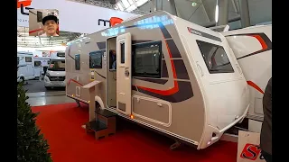 Sterckeman Evolution 496 PE Kids Caravan travel trailer Camper new model walkaround + interior K0460