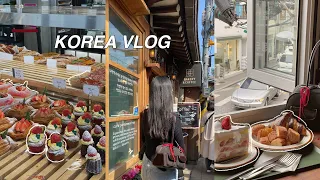 KOREA VLOG 🇰🇷 cafe hopping in seongsu, shopping in hongdae, standoil store, lotte outlets, seoul