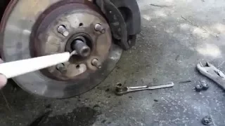 A quick tip on removing those stuck Axle nuts