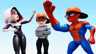 SpiderNick - Who is the bad guy? - Protect Tani and Miss T Animation