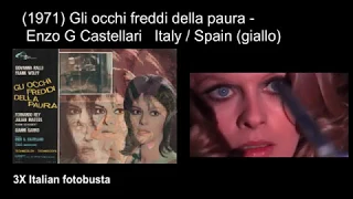 Italian horror & giallo movies: 1971 part6 ('Cold Eyes of Fear', 'Sex of the Devil')