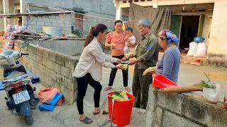 Harvesting Super Small Bamboo Shoots at The Market Sell | Triệu Thị Xuân